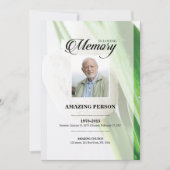 TulipFuneral Gebedskaart Sjabloon (Voorkant)