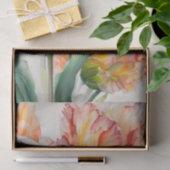 TULIPMANIA 4/6 oogverblindende papegaai tulp desig Tissuepapier (Geschenk)