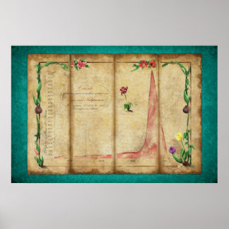 Tulipomania Graph (munt) Poster