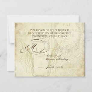 Tulips Angel Wings Swirl Tea Sined Red RSVP Kaartje