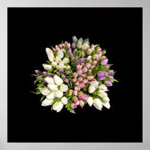 Tulips Bouquet Poster