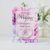 Tulips bruiloft kaart (Staand voorkant)