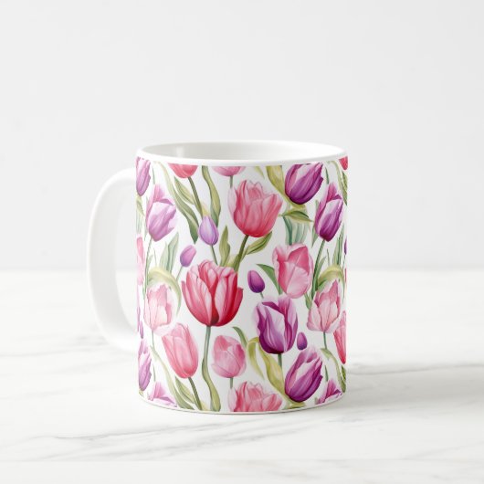 Tulips Café Mug (Devant gauche)