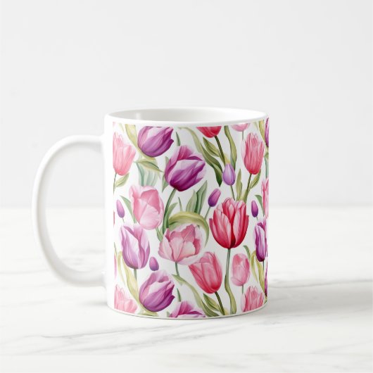Tulips Café Mug (Gauche)