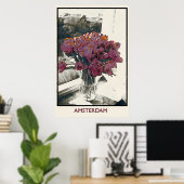 TULIPS en AMSTERDAM, affiche (Bureau à domicile)