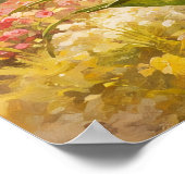 Tulips Garden - Painterly Style Art Poster (Hoek)