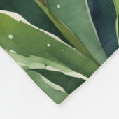 Tulips in Bloom watercolors Fleece Deken (Hoek)