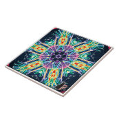 Tulips Kaleidoscope Carreaux (Côté)