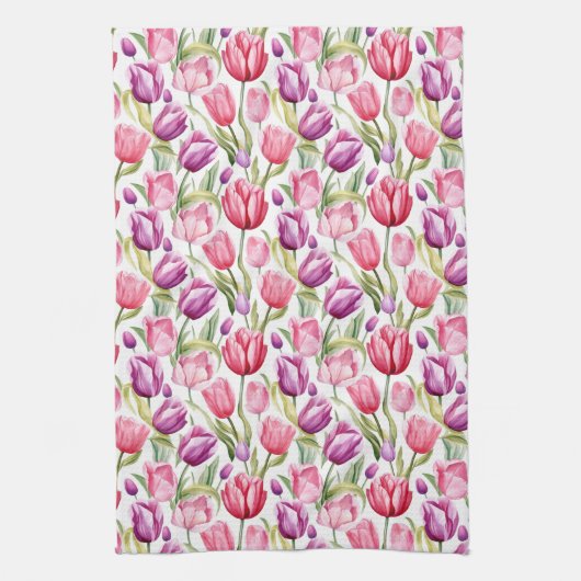 Tulips Kitchen Towel Theedoek (Verticaal)