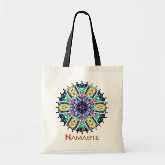 Tulips Namaste Kaleidoscope Tote Bag (Voorkant)