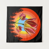 tulips nature botanical plant  wandkleed (Voorkant (horizontaal))