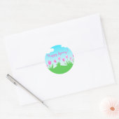 Tulips roses - Sticker (Enveloppe)