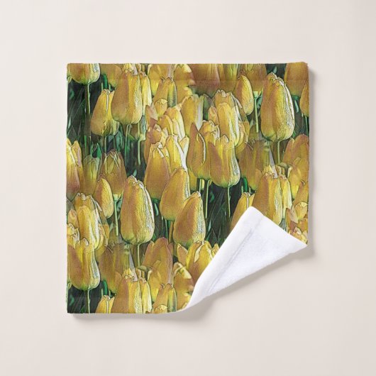Tulips Sunshine Yellow (Gant de toilette)