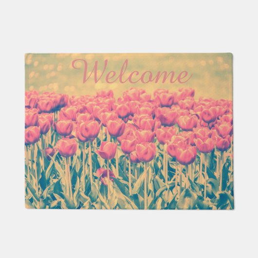  Tulips Welkom Deurmat (Voorkant)