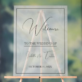 Tulle translucide Mariage blanc Bienvenue (Neutre)