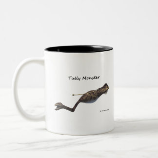 Tullimonstrum_zazzle kopie tweekleurige koffiemok