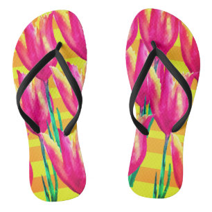 Tullips Strepen Slippers Teenslippers