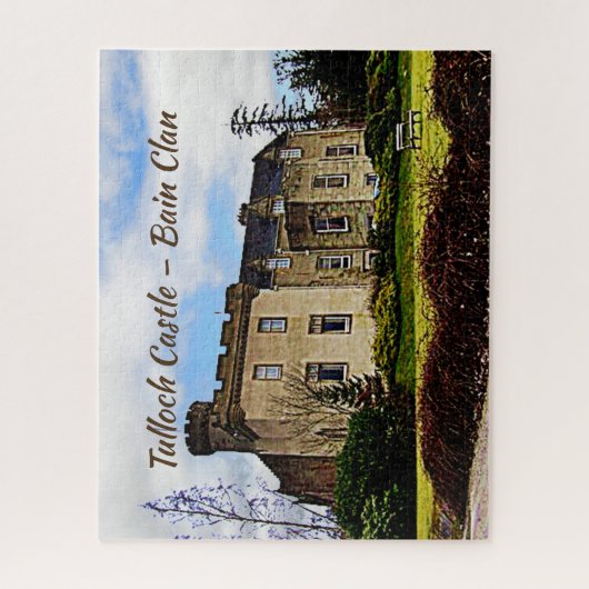 Tulloch Castle - Bain Scottish Clan Legpuzzel (Verticaal)