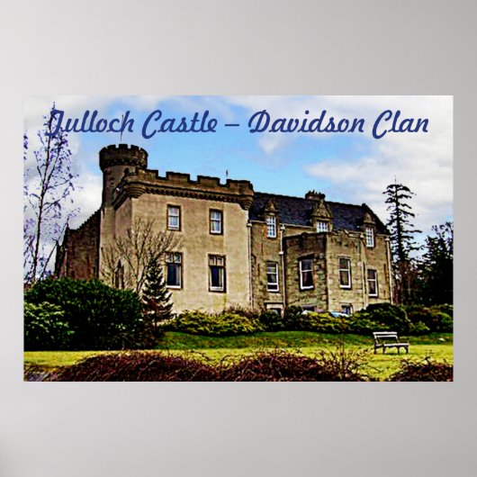 Tulloch Castle - Davidson Clan Poster (Voorkant)