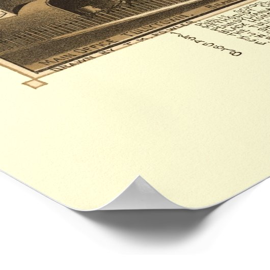 Tullytown, PA Panoramic Map - 1887 Poster (Hoek)