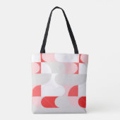 TULOL Red Pink White Tote Draagtas (Achterkant)