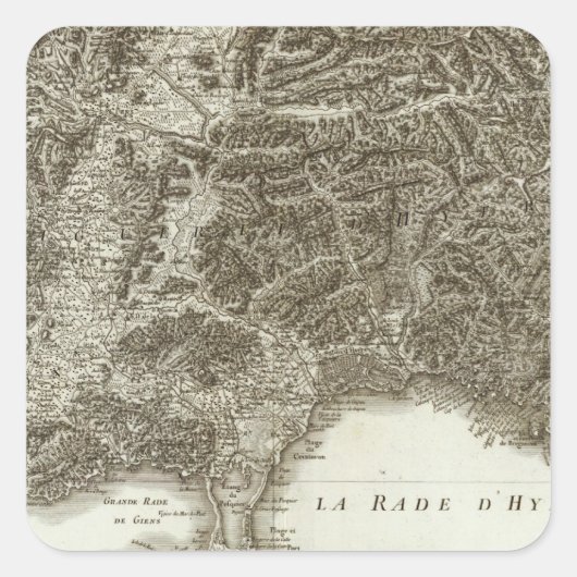 Tulon Vierkante Sticker (Voorkant)