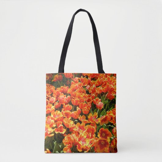 Tulp 2-zijdige Canvas tas (Voorkant)
