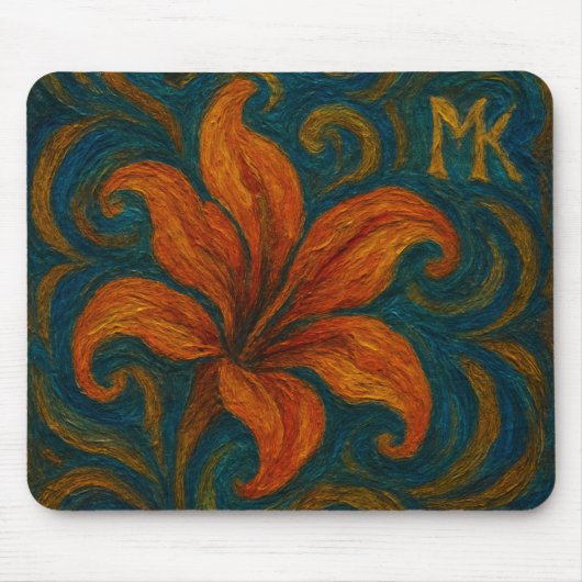 Tulp Abstracte Kunst Muismat (Voorkant)
