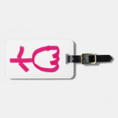 Tulp | bagagelabel (Voorkant horizontaal)