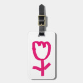 Tulp | bagagelabel (Voorkant verticaal)