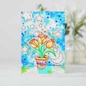 Tulp Bedankkaart (Staand voorkant)