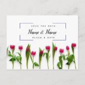 Tulp Bewaar de datum Briefkaart (Voorkant)