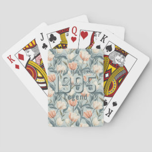 Tulp Bloem Dochter Verjaardag geïnspireerd door de Pokerkaarten