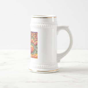 Tulp Bloem Stein mok op maat Roze Tulpen