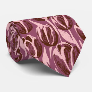 Tulp Bloemige Herenkleding Ontvangst Bruiloft  Stropdas