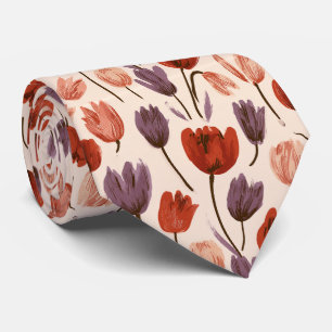 Tulp bloemige verlovings- Boho bruiloft Stropdas