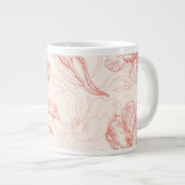  tulp bloemmotief extra grote beker (Voorkant rechts)