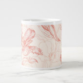  tulp bloemmotief extra grote beker (Voorkant)