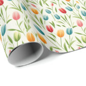 Tulp Bloemverpakkings Papier (Rol Hoek)