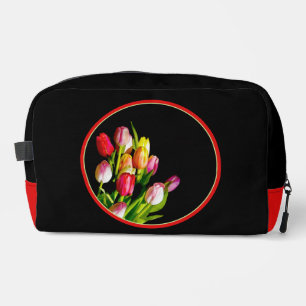 Tulp Boeket Schilderij Originele Tuin Bloem Art Toilettasje