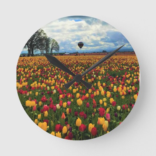 Tulp-Boerderij in Oregon Ronde Klok (Voorkant)