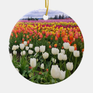 Tulp Boerderij Keramisch Ornament