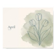 Tulp Botanische Kunstprint | April Bloem