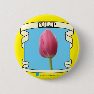 Tulp Button voor zaadverpakking