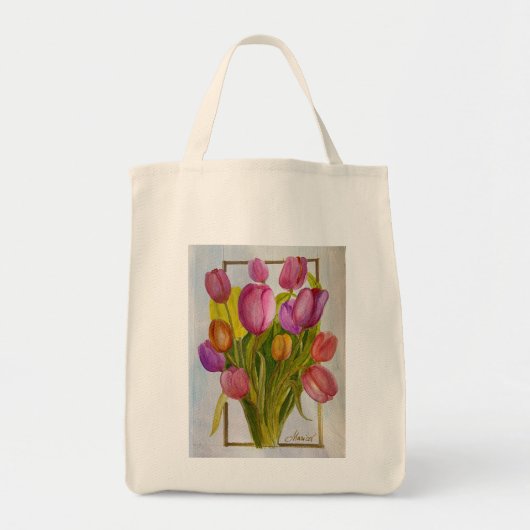 Tulp-Canvas tas (Voorkant)