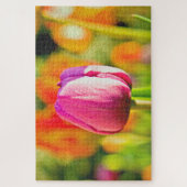 Tulp Collage Legpuzzel (Verticaal)