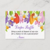 Tulp Diaper Raffle Tickets (Voorkant)
