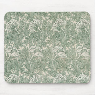 Tulp door William Morris, Vintage bloemkunst Muismat
