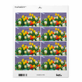 Tulp Etiket (Full Sheet)