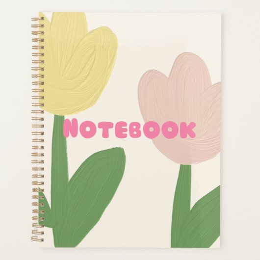 Tulp Floral Notitieboek - Elegant voor Schrijven & (Voorkant)